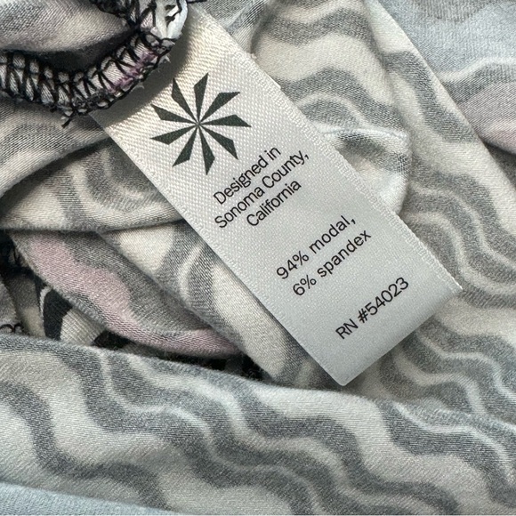 Athleta Modal Nomadic Chevron Santorini Dress Size Large Tall - Picture 8 of 9